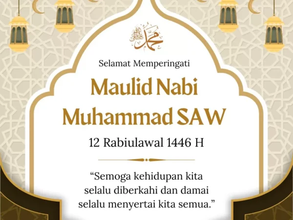 Memperingati maulid nabi Muhammad SAW