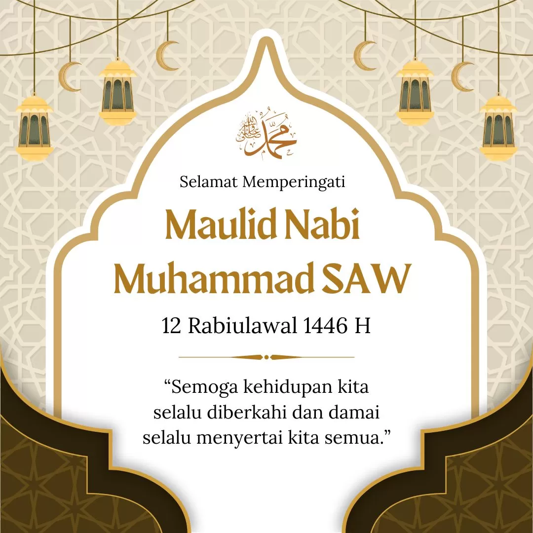 Memperingati maulid nabi Muhammad SAW